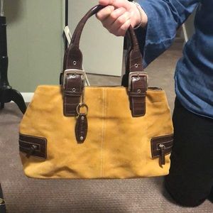 Suede bag